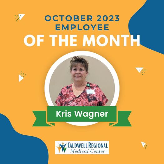 October Employee of the month, Kris Wagner